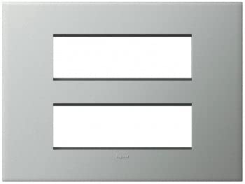 Legrand 575771-2 X 6Module Pearl Aluminium Cover With Frame Arteor Plate-picture-23