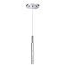 Sonneman 2252.01 Contemporary Modern LED Pendant from Champagne Wands Collection in Chrome Finish, Pool Nickel