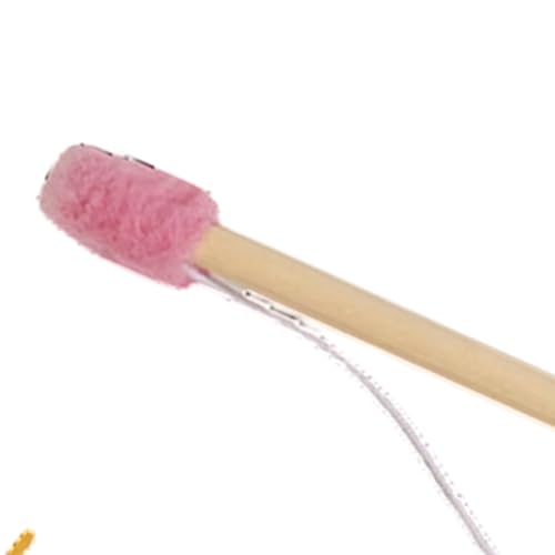 Varilla de gato con borla interactiva para el entretenimiento de gatitos en casa 8