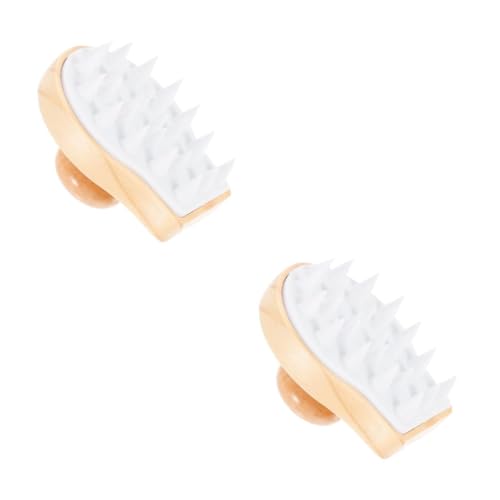 Ipetboom Scalp Massage Brush for Hair Cleansing and Shampooing Gentle Hair Wash Tool Promotes and Relieves Muscle Tension for Home Go Use
