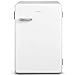 COMFEE' RCD113WH1RT(E) 116L Frigorifero mono porta con comparto freezer, design Retrò, controllo temperatura regolabile, adatto per casa, ufficio e altre applicazioni domestiche | Colore bianco