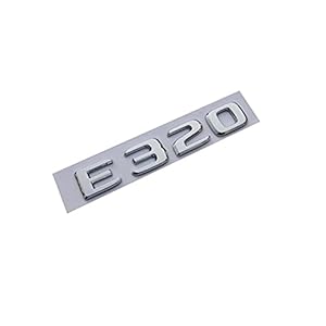YULUBAIHUO Nieuw chroom BUIKSPIEREN Achterstam letters badge badges embleem emblemen sticker fit voor MERCEDES BENZ E…
