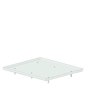 Siemens Sivacon S4 protection IPX1 600x800 toit armoire électrique tôle supérieure