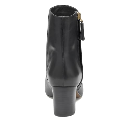 Johnston & Murphy Eleanor Size Zip Booties for Women – 2.25” Heel Boots for Women, Zipper Leather Boots3
