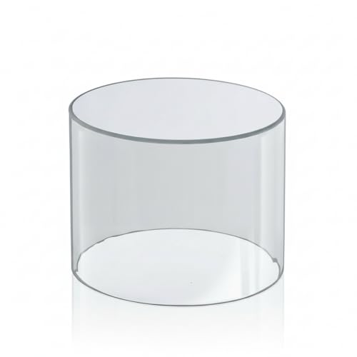 Image of Azar Displays 556808 Clear Acrylic Cylinder Display, 8 inch W x 8 inch H - Multipurpose Riser, Canister & Showcase for Retail Counter, 1 /8 inch Thick Acrylic, 1 Pack