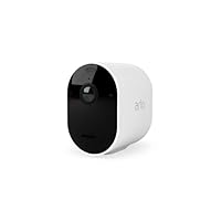 Arlo Pro 4 Telecamera Wi-Fi Esterno Senza Fili, 2K HDR, 160&deg; Visione Notturna Colori, Sirena...