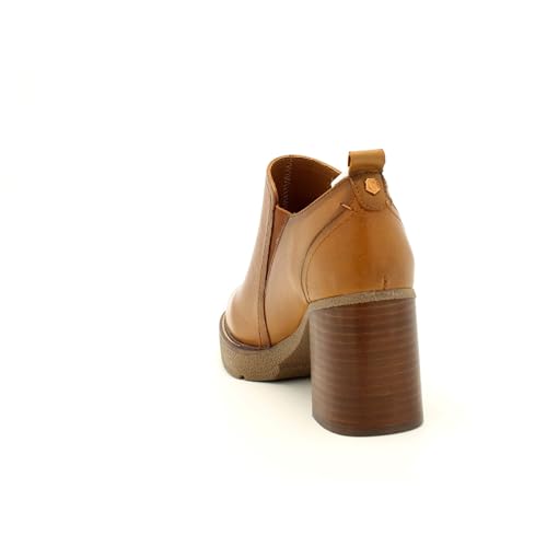 Carmela Para Mujer. 16186103-CAMEL Botines De Piel 161861 MarróN (39), 5 A 8Cm, Cremallera, Casual - 6