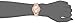 Armitron Women's 75/5410RSRGBH Diamond-Accented Rose Gold-Tone and Beige Leather Strap Watch