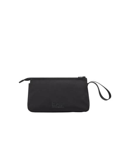EA7 Emporio Armani Pochette en tissu technique monogram 7W001200AF22282 8033923855428 - Unique, Noir , Taglia unica