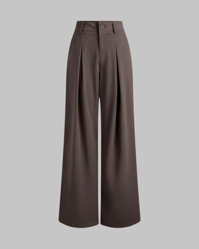 Image of Nermosa High-Waist Korean Trousers with Wide Baggy Fit | Trendy GenZ Streetwear Pants