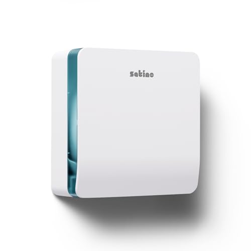 Satino HYGINITY Jumbo Toilettenpapier Spender - Made in Germany – Toilettenpapierspender mit Füllstandsanzeige - für Gewerbe & Industrie – weiß