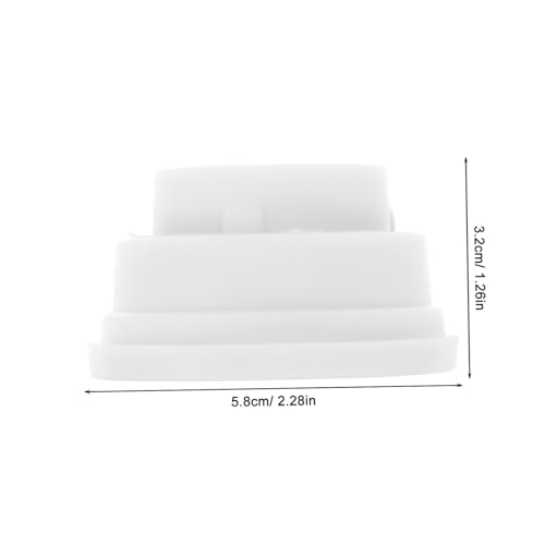 Tapones Blancos de Goma para Escalera de Piscina 2 Piezas miniatura 2