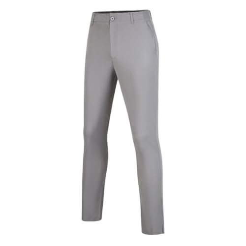 Pantalon de golf extensible gris slim pour homme actif