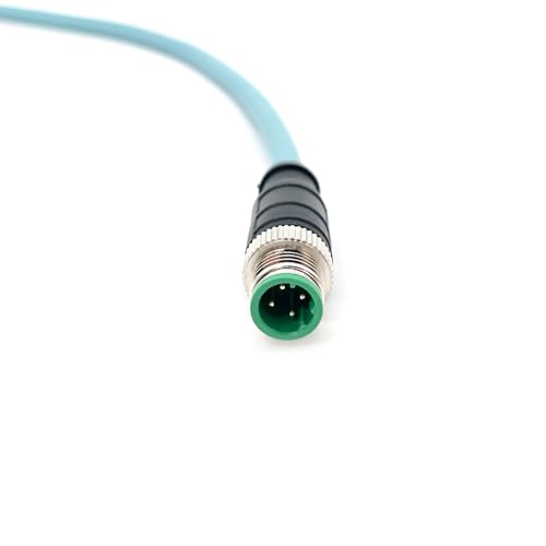 Cable Ethernet Cat5e M12 4Pin a RJ45 1m PVC Industrial miniatura 3