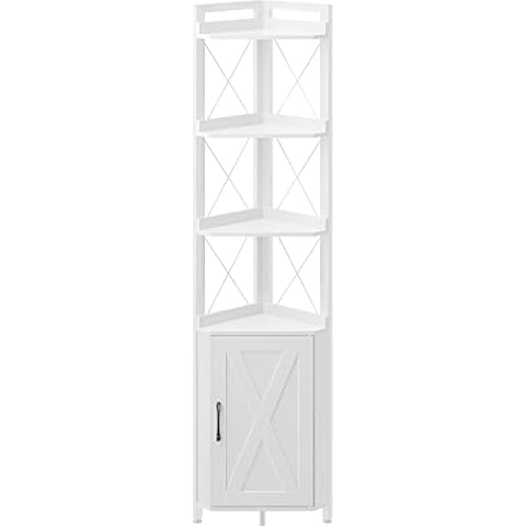 Rolanstar Corner Shelf with Doors Cover