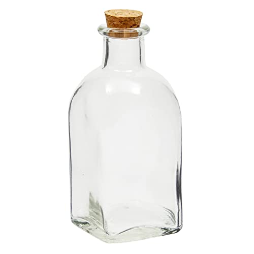 6 oz Clear Glass Bottles with Corks