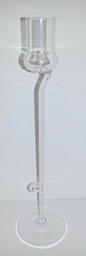 Foto von Oberstdorfer Glashütte 1 x Sherry Essig Glas mit langem verziertem Glas Fuß mit Kringel dekoratives Sherry Glas mit edlen Details Kristallglas mundgeblasen Höhe Ca. 33 cm