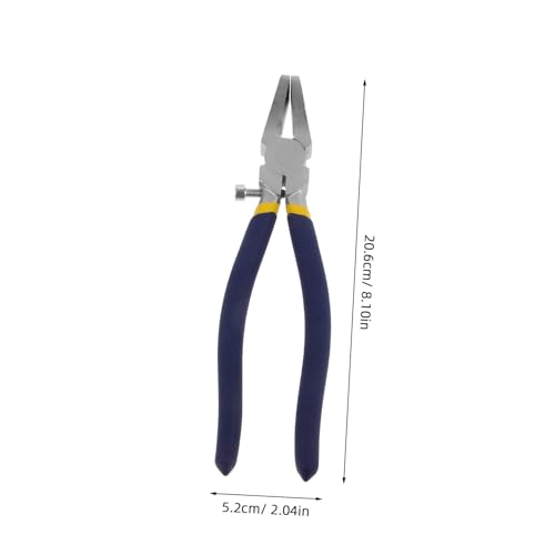 Alicates para romper vidrieras con mango ergonómico y mandíbulas planas para cortar cristal 3