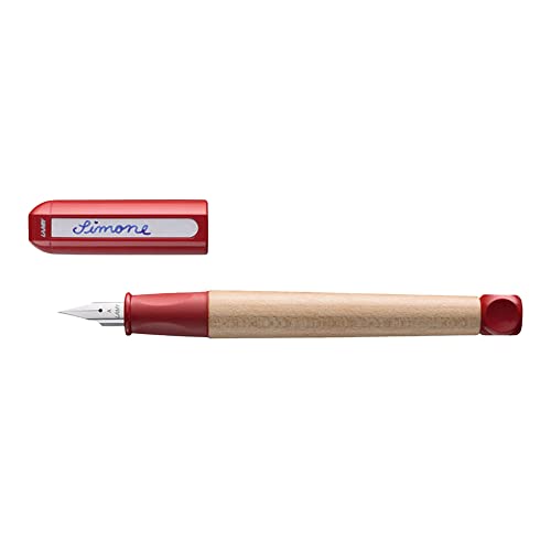LAMY Stylo plume abc école primaire enfant droitier couleur rouge stylo apprentissage
