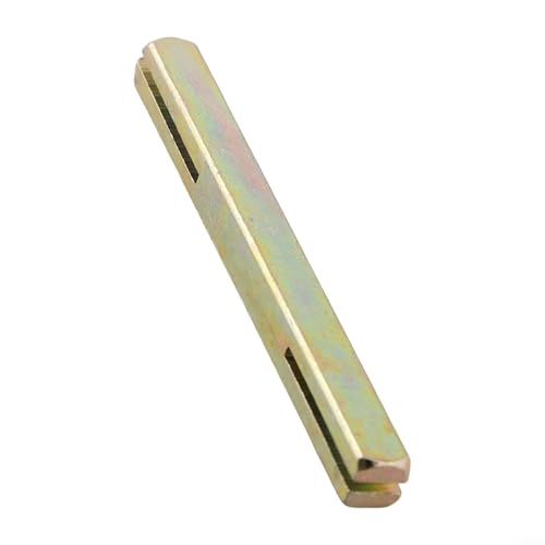 Broche carrée en fer galvanisé de 8 mm pour poignées de porte et fenêtre, goupille crantée sécurisée pour une connexion ferme et stable pour le remplacement de la poignée (90 mm)