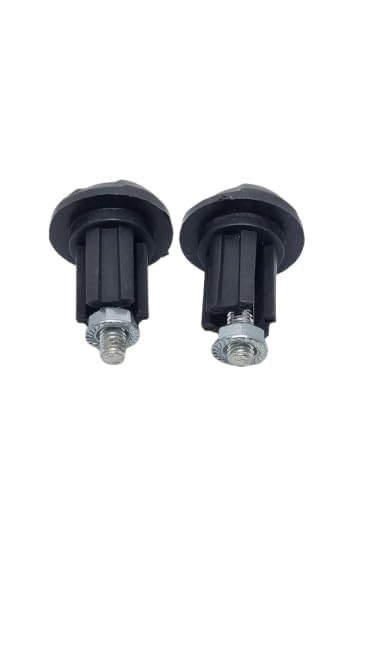 Image of Bike Handle Bar Ends Weight Set for Yamha FZ | Heavy Duty Metal Handlebar End Caps | Anti-Vibration Stabilizer | Premium Finish Motorcycle Grip Balance Weights (Black)