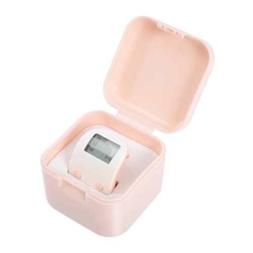 WHAMVOX Handheld Tally Counters Portable Pink Mute Digital Finger Counter for Fitness