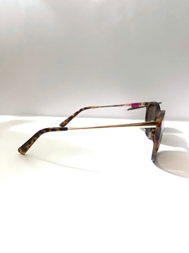 Foster Grant Sunglasses Maxblock Round shape Havana brown tortoise and gold color. Pantos style. CC18034