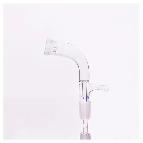 Tube de réception sous vide en verre borosilicaté 105 degrés 19/26 pour laboratoire