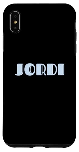 First Name Jordi Vintage Art Deco Light Blue/Lavender Font �X�}�z�P�[�X iPhone XS Max �p