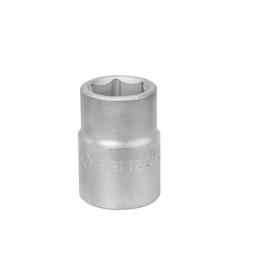 GROZ Hex Socket 3/4" Drive, 41mm |CrV Steel, 3x Performance, | DIN 3120 Standards, Super Grip | SKT/H/3-4/41/MT