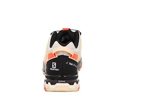 Salomon SALOMON Women's Xa Pro 3D V8 Trail Running Shoe, Lunar Rock Cherry Tomato Sun Kiss, 5 UK