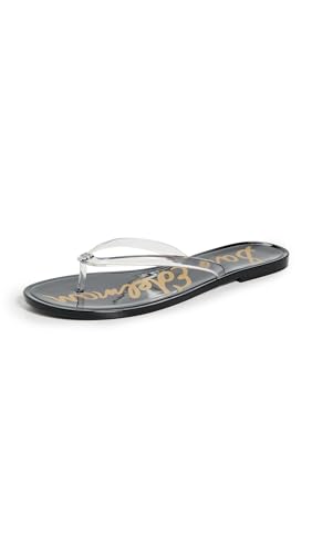 Sam Edelman Women's Dean Flip-Flop, Clear, 10