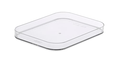 SmartStore Kompakte S Aufbewahrungsbox Deckel Kleine, Transparente, Stapelbare Aufbewahrungsboxen für Ordnung in Küche und Zuhause