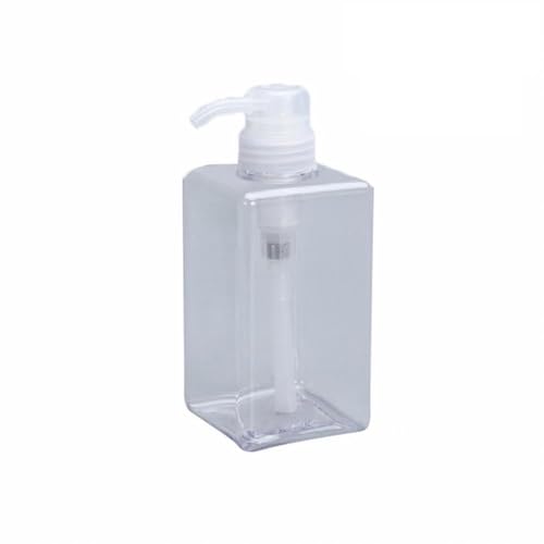 Homeponnew Dispensador de jabón líquido cuadrado recargable, capacidad de 250 ml/450 ml/650 ml para champú, acondicionador, gel de baño Homeponnew Dispensador de jabón líquido cuadrado recargable, capacidad de 250 ml/450 ml/650 ml para champú, acondicionador, gel de baño