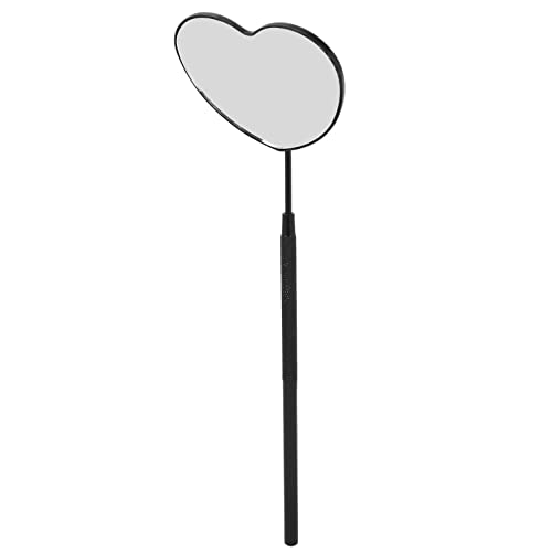 Espejo de maquillaje para extensiones de pestañas en forma de corazón miniatura 1