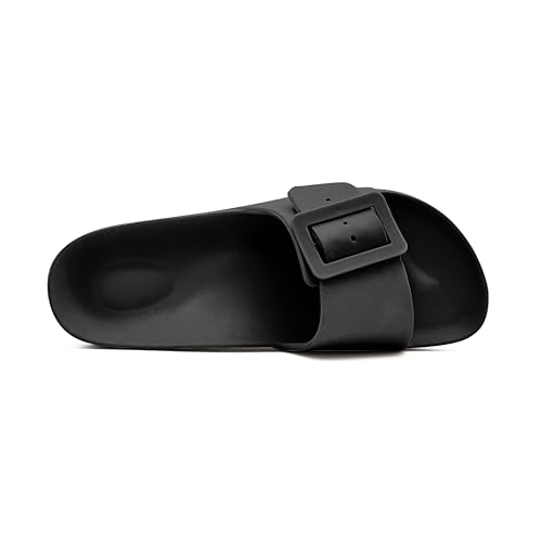 Womens Platform Sandals Arch Support Lightweight Comfy Foam EVA Open Toe Slides Adjustable Buckle Beach Sandals2