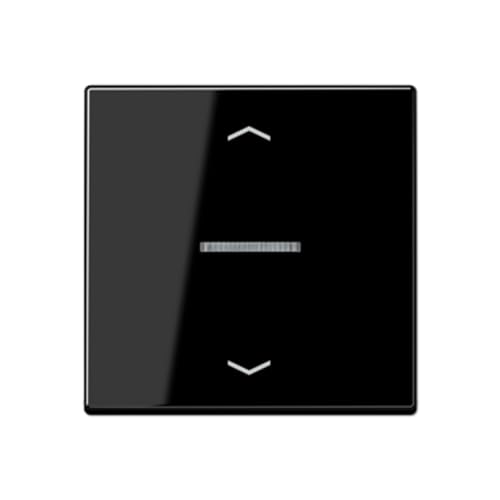 Touche eNet Standard JUNG FMA1700BFPSW en finition noir mat pour interrupteur domotique