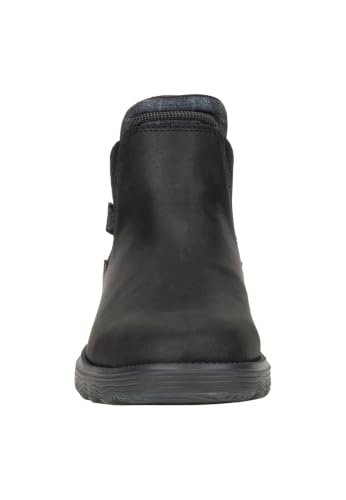 HEYDUDE Men's Branson Classic, Black, Size 9 | Men’s Pull-On Boots, Water-Repellent, Lightweight Casual Boots for All-Day Comfort - image 6