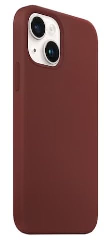 Image of MIDOS Back Cover Compatible with iPhone 15 Soft Silicone Case for Girls Full Protection Color Cover for iPhone 15 (Brown)