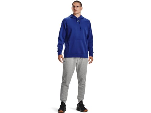 Under Armour Hustle Fleece Team Hoodie Mens 1300123 - Royal - XL - image 5