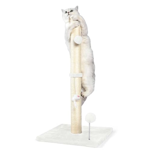 ANWA 32" Tall Cat Scratching Posts for Indoor Cats, 3-in-1