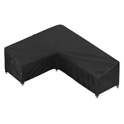 iBirdie Outdoor Patio Furniture Cover fit 100" x 130", 99" x 128", 98" x 126" L-Shaped Sectional Sofa, Waterproof Weatherproof Heavy Duty 600D Garden Cover for Outside L Shape Couch