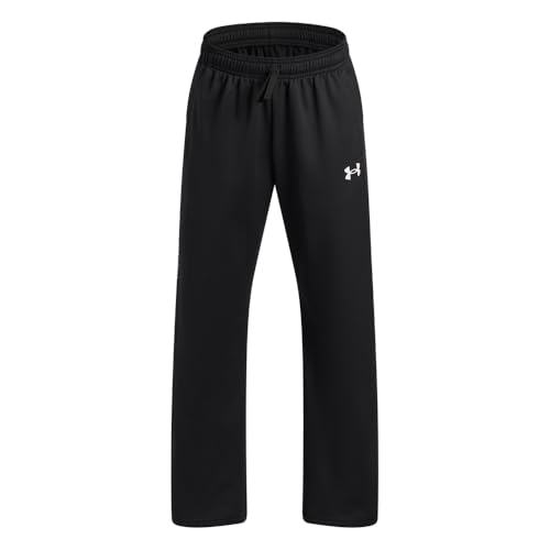Under Armour Boys' Brawler 3.0 Tapered Pants, (001) Black / / White, X-Large