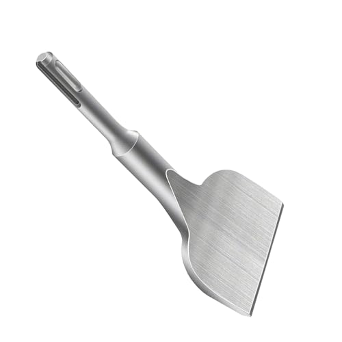 Chisel Bits,Floor Tiles 3Inch Wide For Drills,Tools Chisel Set Metal End,Tile Remover Tool,Grout Scraper Angled Bent,Bolster Chisel,for Ceramics, Floor Tiles, Masonry & Concrete(SIZE:165 * 75mm)