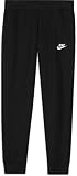 Nike Girl's Sportswear Club Fleece Pants (Little Kids/Big Kids) Black/White XL (18-20 Big Kids)