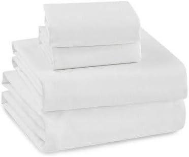 Miniatura 5 de Beds N Cushion - Juego de sábanas tamaño King, 100% algodón egipcio, suave y lujoso de 400 hilos, 3 piezas, 1 juego de sábanas y fundas de almohada