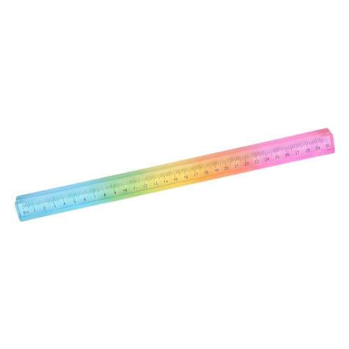 Drawing Ruler 30 Cm Acrylic Straight Ruler with Transparent Gradient Look and Fine Centimeter Lines for Drafting Practice and School Supply Use Metric School Drafting Guide Straight Study Supply Paper - Image 9