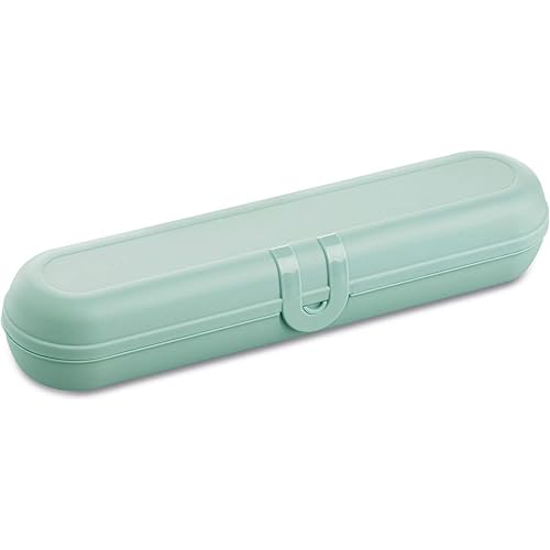 Koziol KLIKK Besteck-Etui ohne Besteck, Besteckbox to go, Outdoor Besteck-Behälter für Camping, Wiederverwendbare Besteck-Verpackung, Bestecktasche,...