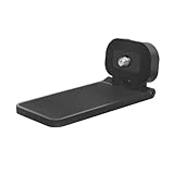 MoSundi Magnetische Halterung für Insta360 X5, X4, X3 Action-Kameras, verstellbare Desktop-Halterung mit 6,35 mm Schraube und Anti-Rutsch-Pad, Schwarz