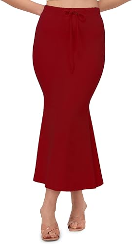 Image of Women's Perfect Curvy Look Saree Shapewear (Fish Baby Pink 2XL S90)